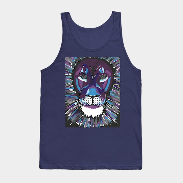 FIERCE Lion Painting Tank Top by SartorisArt1